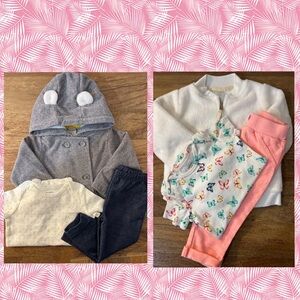 CARTERS 12 MONTHS BABY GIRL OUTFITS‎